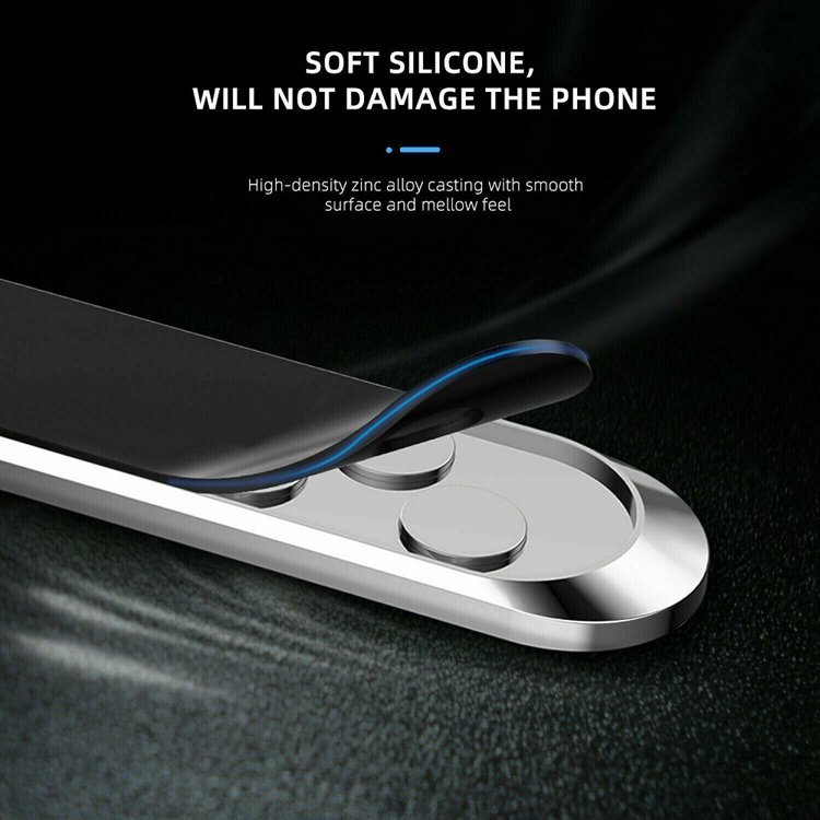 Magnetic Phone Mount 360 Degrees Rotation Universal Mini Strip Cellphone Wall Stand Car Phone Holder