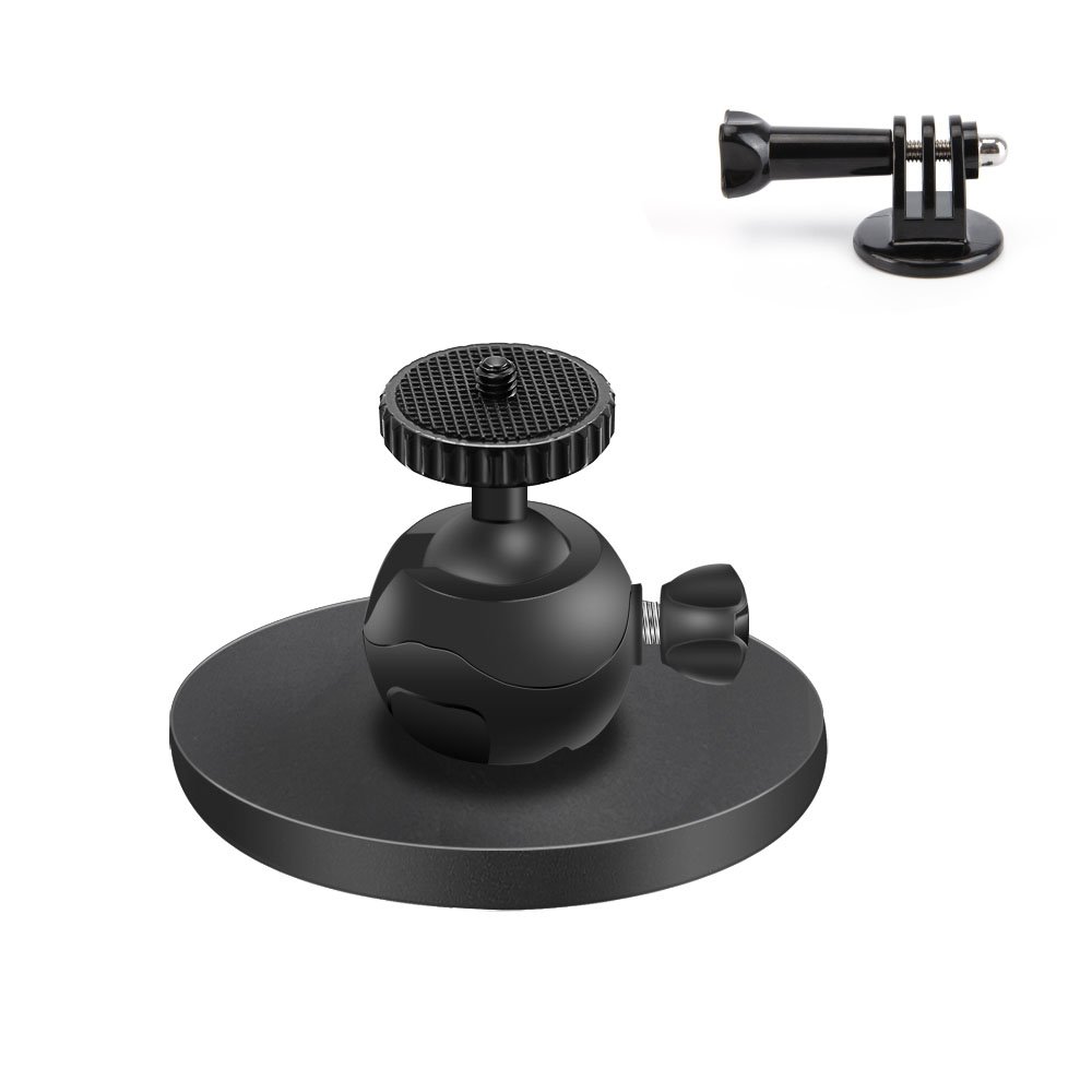 66mm/88mm Magnetic Action Camera Car Mount Car Holder For Insta360onex2 x3 x4/gopro10 11/360 degree Rotation 1/4 screw