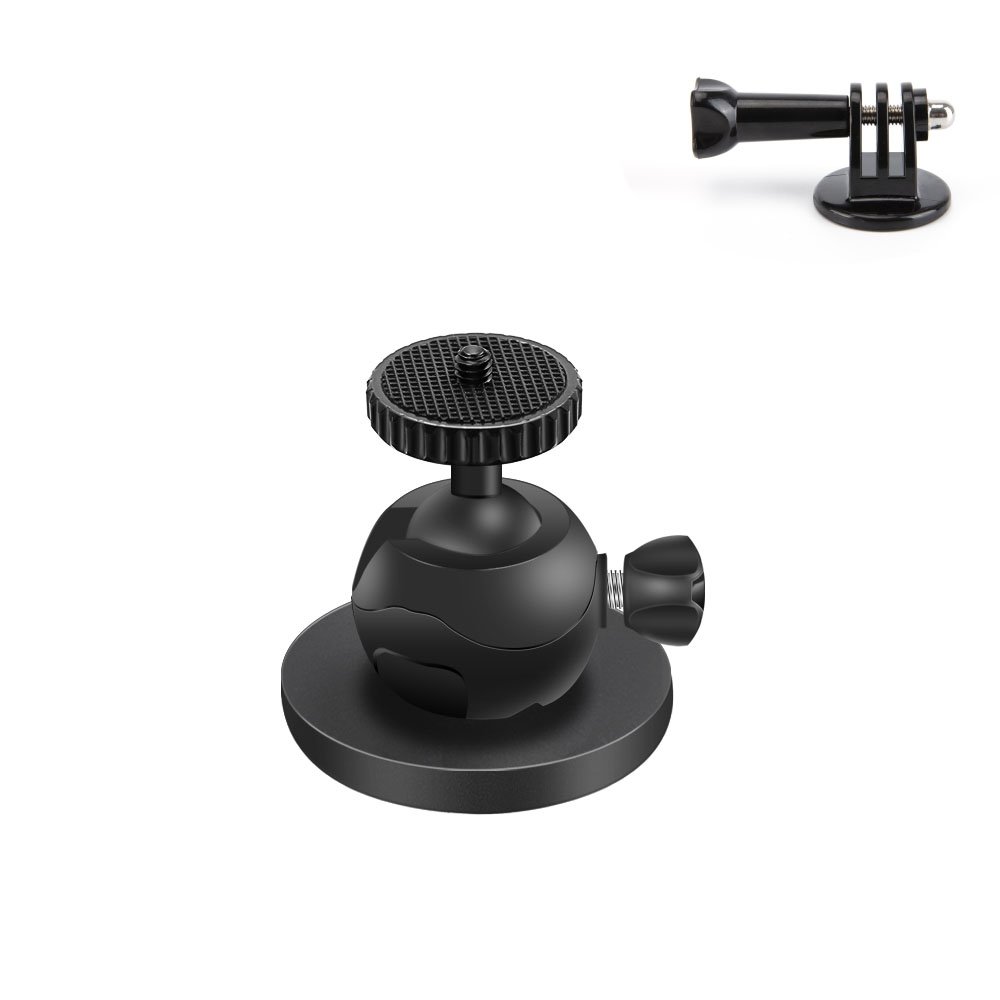66mm/88mm Magnetic Action Camera Car Mount Car Holder For Insta360onex2 x3 x4/gopro10 11/360 degree Rotation 1/4 screw