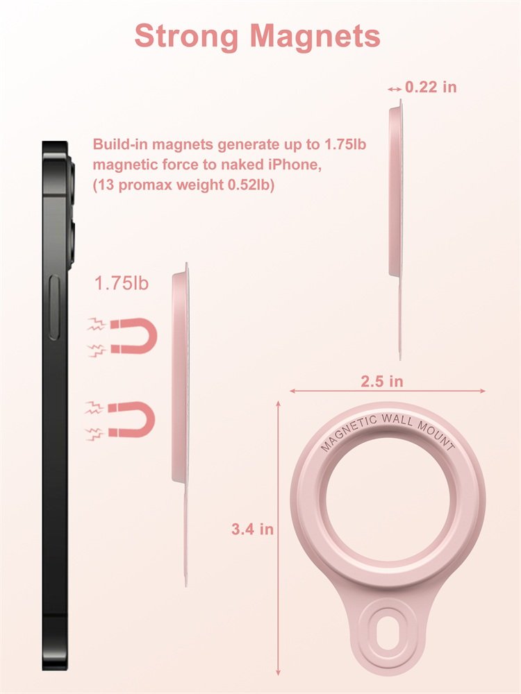 Magnetic sticker wall Phone mount phone holder accessories wall mount