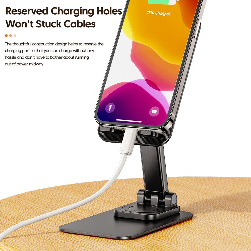 Toocki new product metal +pc desktop phone holder stand mobile phone stand holder wireless charger for phone