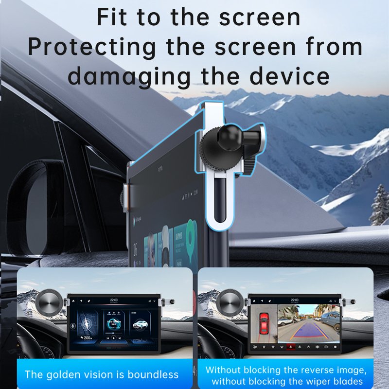 2024 New Products Magnetic Suction Car Holder Brackets Screen Protect Multiple Angle Variations 360 Rotation New Product Qi