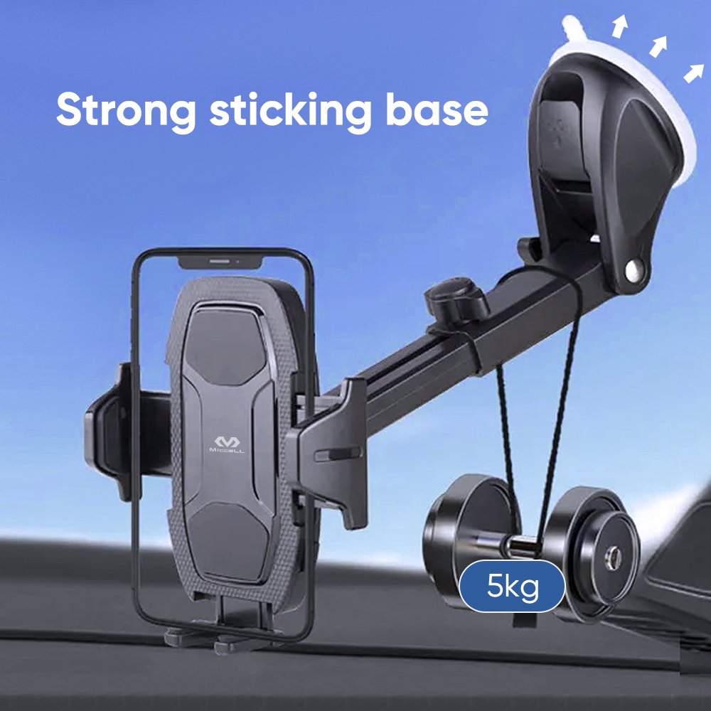 suction cup Car Phone Holder Universal 360 Retractable Phone Holder For Mobile Phone portable waterproof car Holder