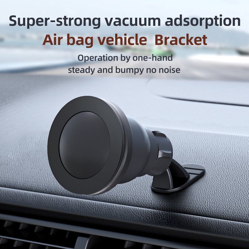 Portable Strong Vacuum Adsorption Mobile Phone Stand Car Air Vent Mount Holder adsorption 3M glue Flexible base car phone holder