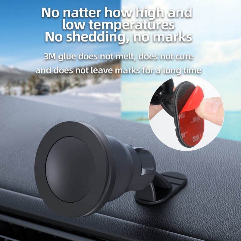 Portable Strong Vacuum Adsorption Mobile Phone Stand Car Air Vent Mount Holder adsorption 3M glue Flexible base car phone holder