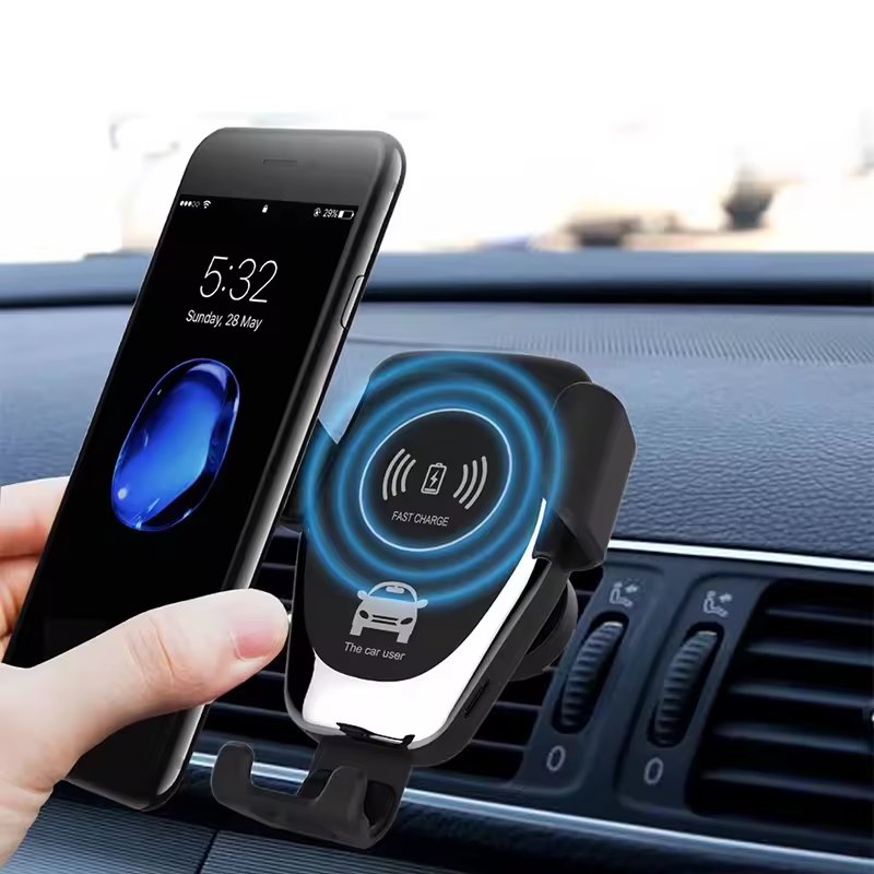 Hot Sale 10w Fast Charging Auto Electric Super Fast Car Mobile Phone Holder Wireless Retractable Car Charger