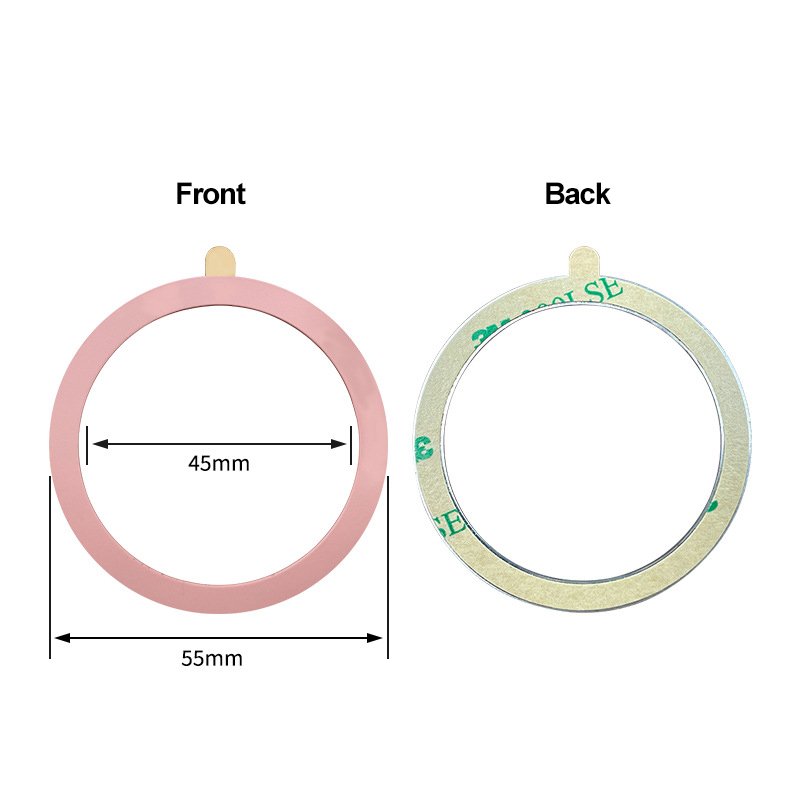 Universal Adhesive Magnetic Charging Metal Ring for Magsafe Wireless Charging Car Mount Phone Stand Holder Plate