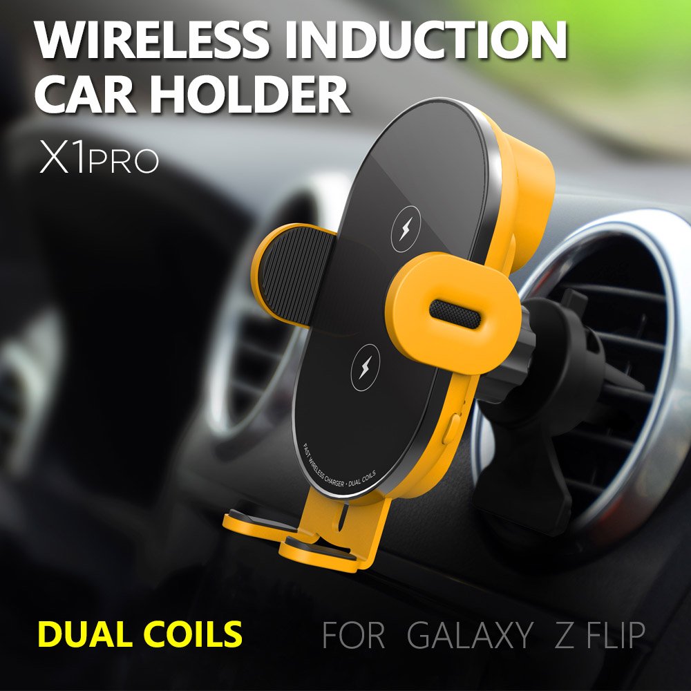 Best Selling Products 2024 Dual Coil 15w Wireless Charger Car Mount Mobile Phone Holder