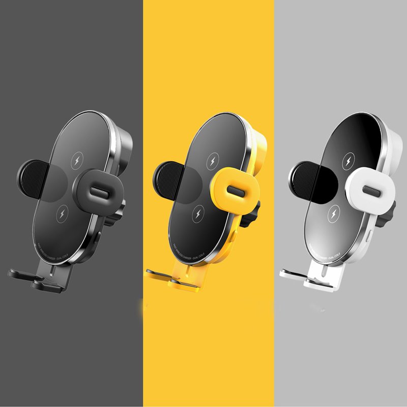 Best Selling Products 2024 Dual Coil 15w Wireless Charger Car Mount Mobile Phone Holder