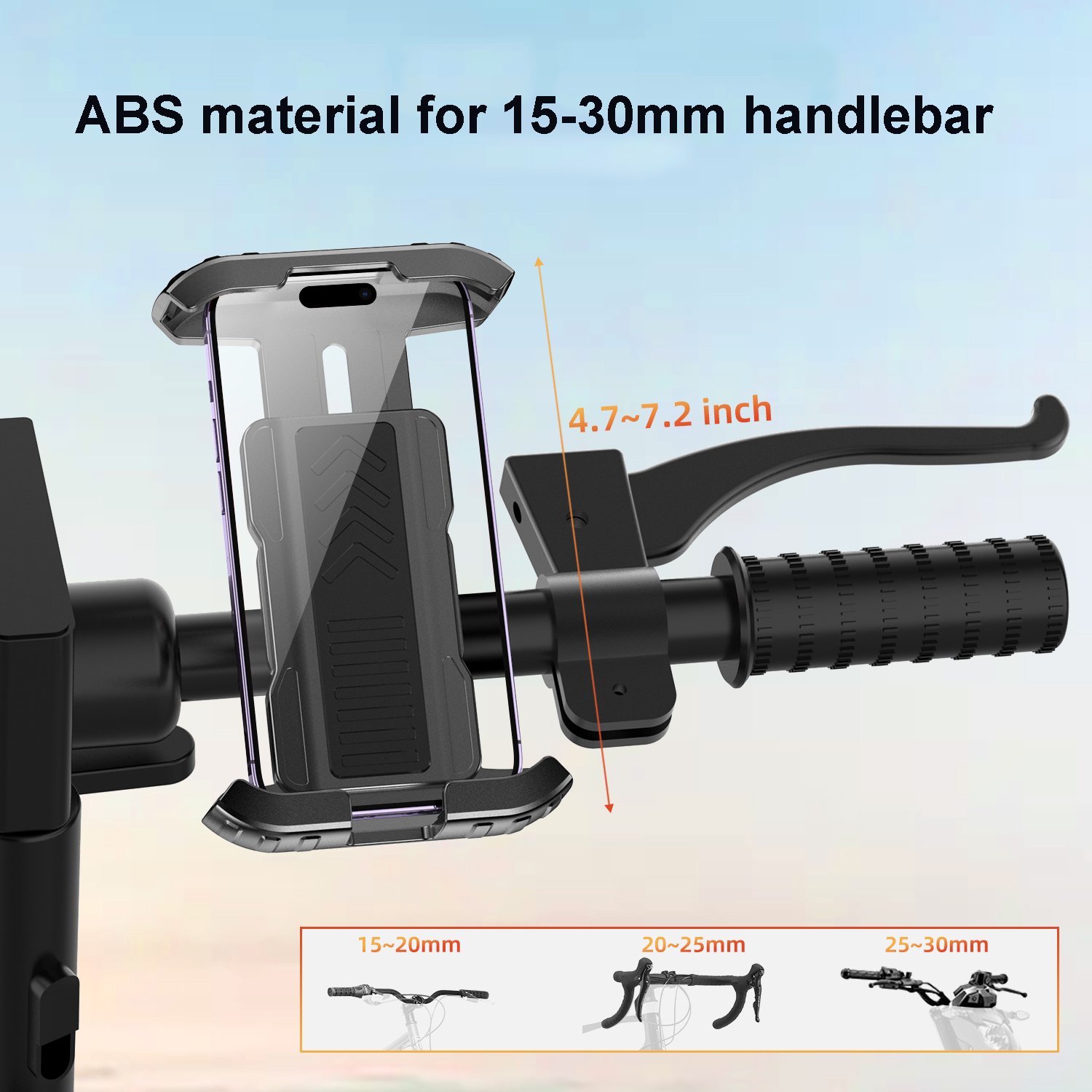 Hot Motorcycle Bicycle Cell Phone Mount Stable 360 Rotation Bike Phone Holder Phone Mount