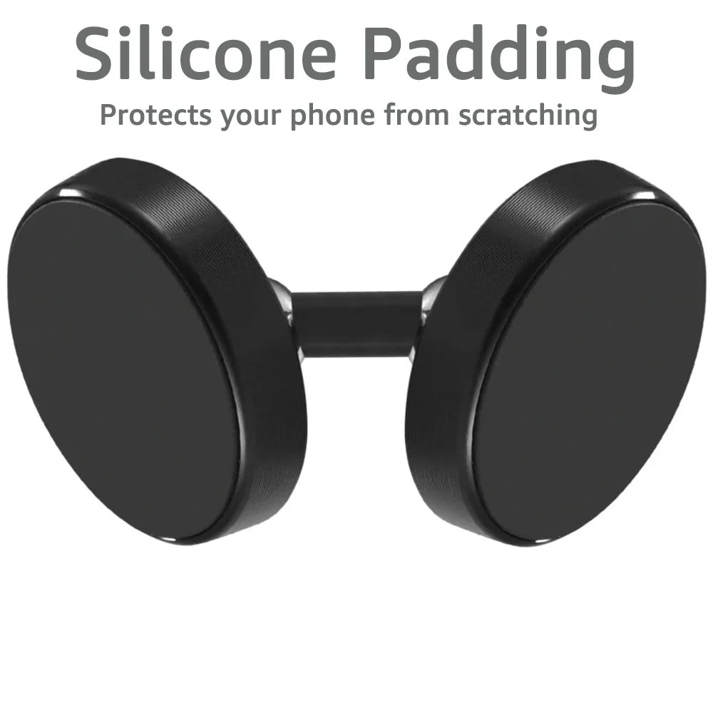 for Fitness Sport Gym Dual Magnet Phone Holder 720 degree rotation Double side magnetic mobile phone stand Strong Magnets