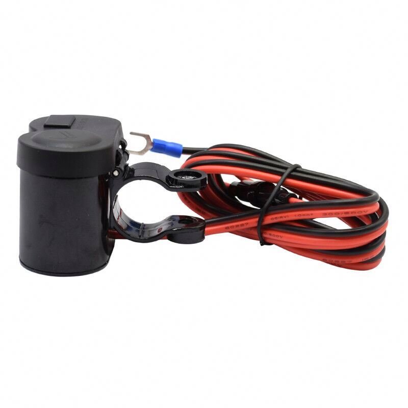 Cell Phone Motorcycle Holder QC3.0 USB Quick Charger Motor Bike Electric Cell Phone Charger IP65 USB Socket Car Charger 2 Ports