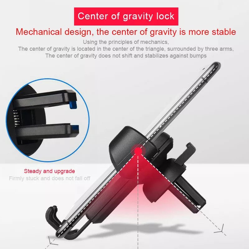 Gravity Car Phone Holder Air Vent Clip Mount Universal Mobile Phone Stand Holder For iPhone Samsung Xiaomi
