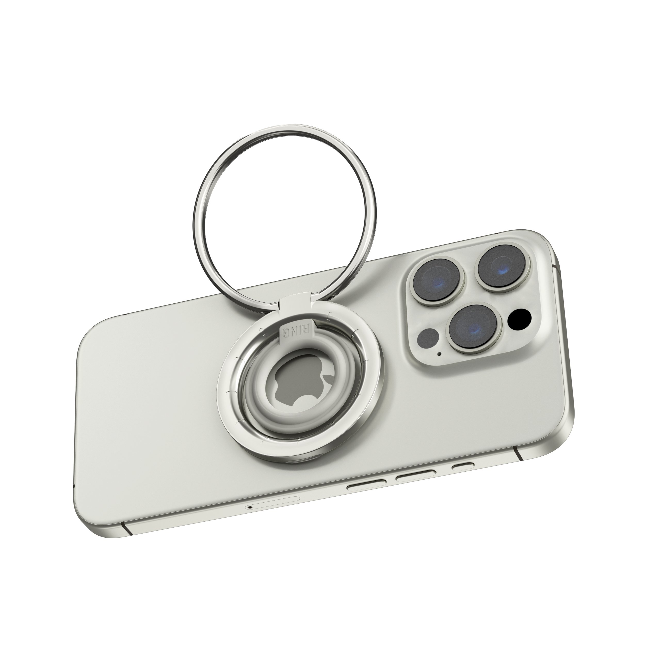 Universal 360 Degree Rotation Magnetic Phone Mount Zinc Alloy Car Holder Compatible with iPhone & iPad for Indoor & Outdoor Use
