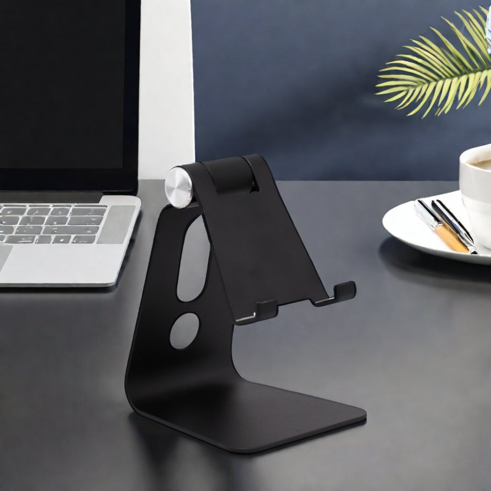 Factory Direct Mini Aluminum Alloy Tablet Mobile Phone Holder Portable and Foldable Adjustable and Waterproof for Outdoor Use