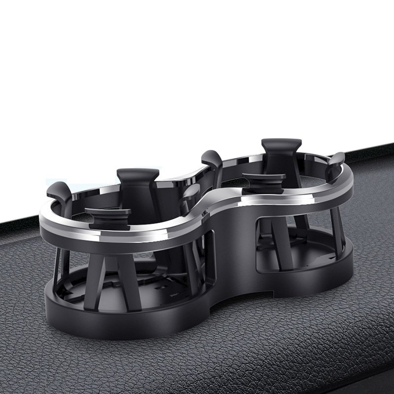 Double Car Drink Holder Bottle Cup Water Bottle Mount Stand Coffee Drinks Cup Holder