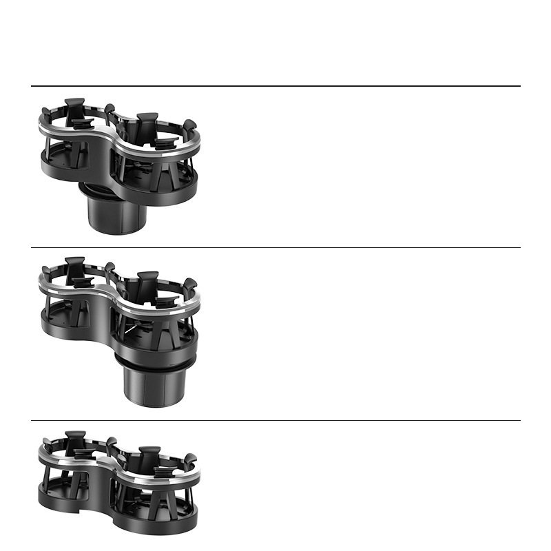 Double Car Drink Holder Bottle Cup Water Bottle Mount Stand Coffee Drinks Cup Holder