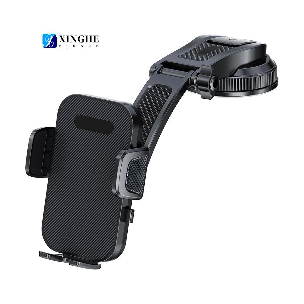Suction Cup Air Outlet Dashboard Mounted Rotatable Retractable Car Phone Holder