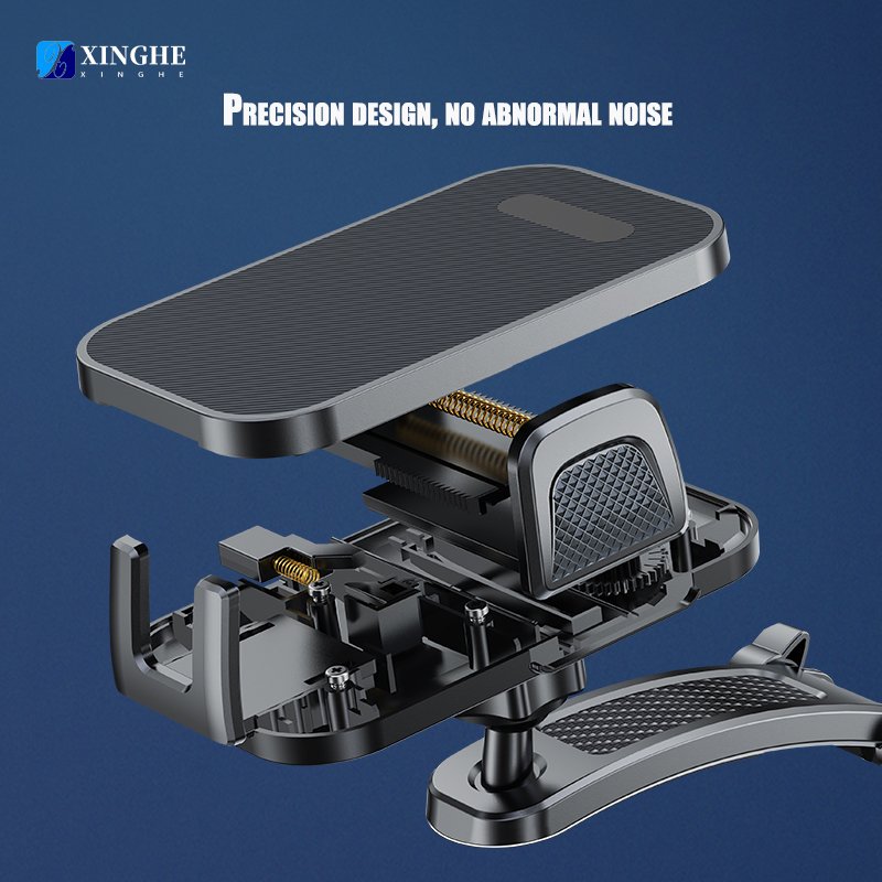 Suction Cup Air Outlet Dashboard Mounted Rotatable Retractable Car Phone Holder