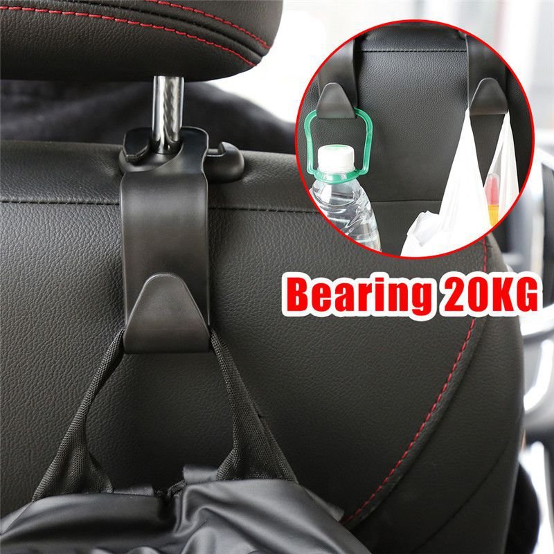 2Pcs Universal Auto Seat Headrest Hook Storage Hanger Car Vehicle Back Seat Organizer Holder Car Interior Accessories
