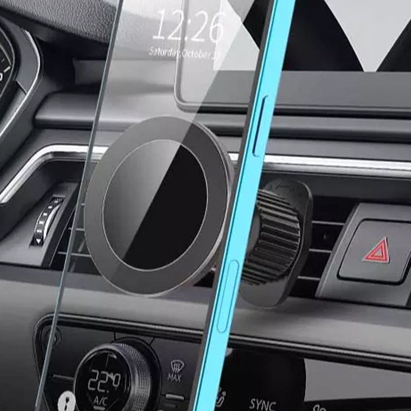 2023 High Quality 360 Rotation Strong Magnetic Car Mount Stand Magnetic Mobile Phone Holder For Air Vent Outlet lphone 14 13 12