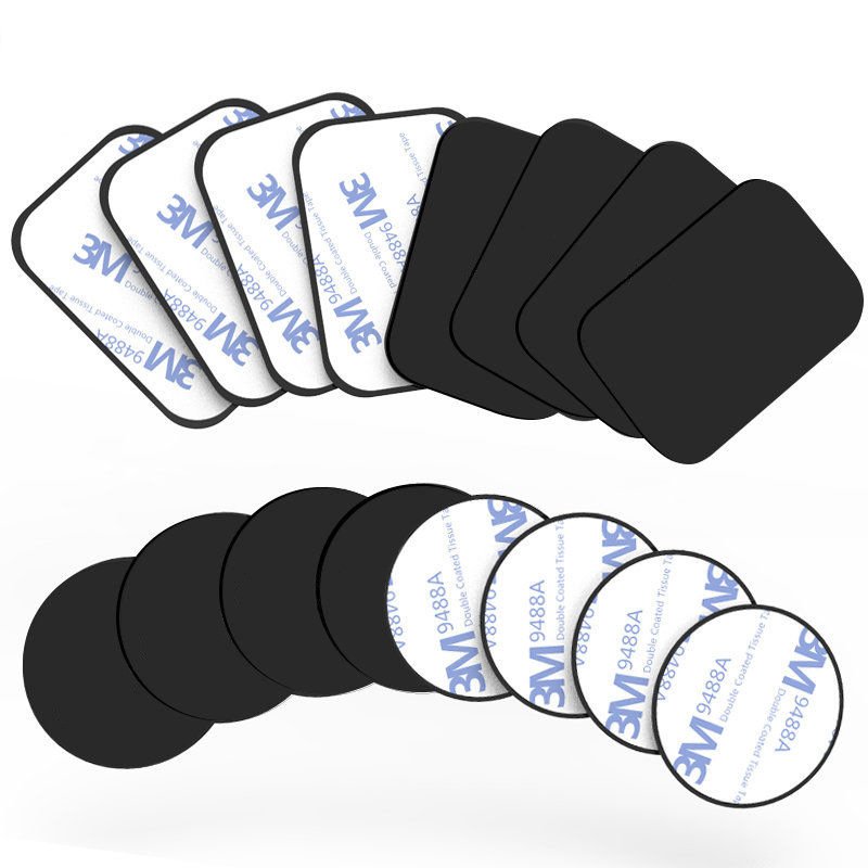 Metal Plate Round For Magnet Car Phone Iron Sheet Sticker For Magnetic Mobile Phone Holder Car Stand Mount
