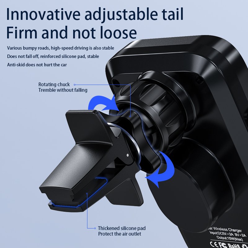fast 15W car wireless charger For iPhone14 XIAOMI car charger Fast Charging car wireless magnetic charger Phone Holder for phone