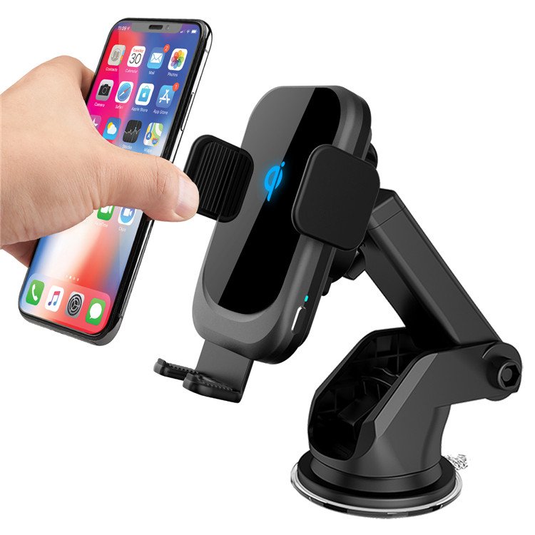 15W Car qi charger wireless charging cellphone charging qi fast wireless car holder portable qi wireless charger in factory