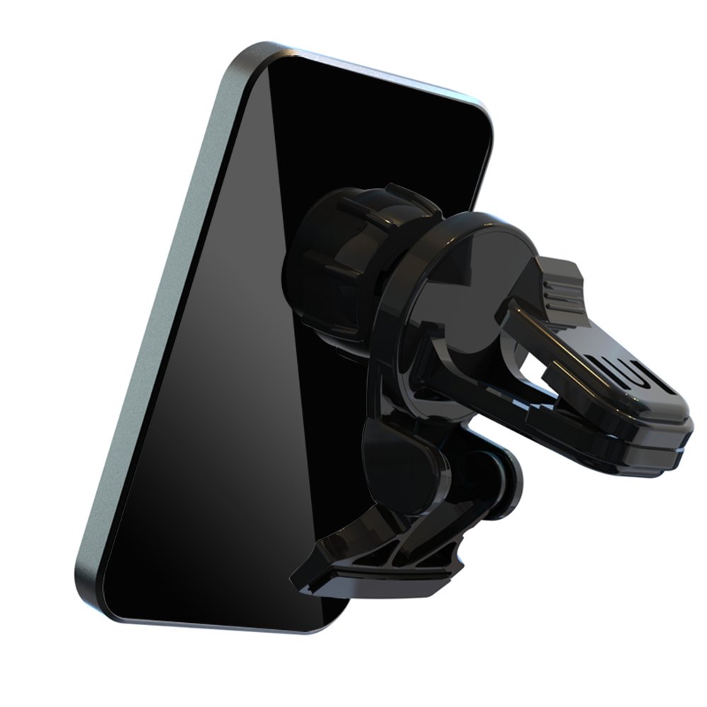Hot sale Metal Wireless charging Glass 5.5 v Car Holder Wireless charger 15W fast charging Magnetic suction bracket