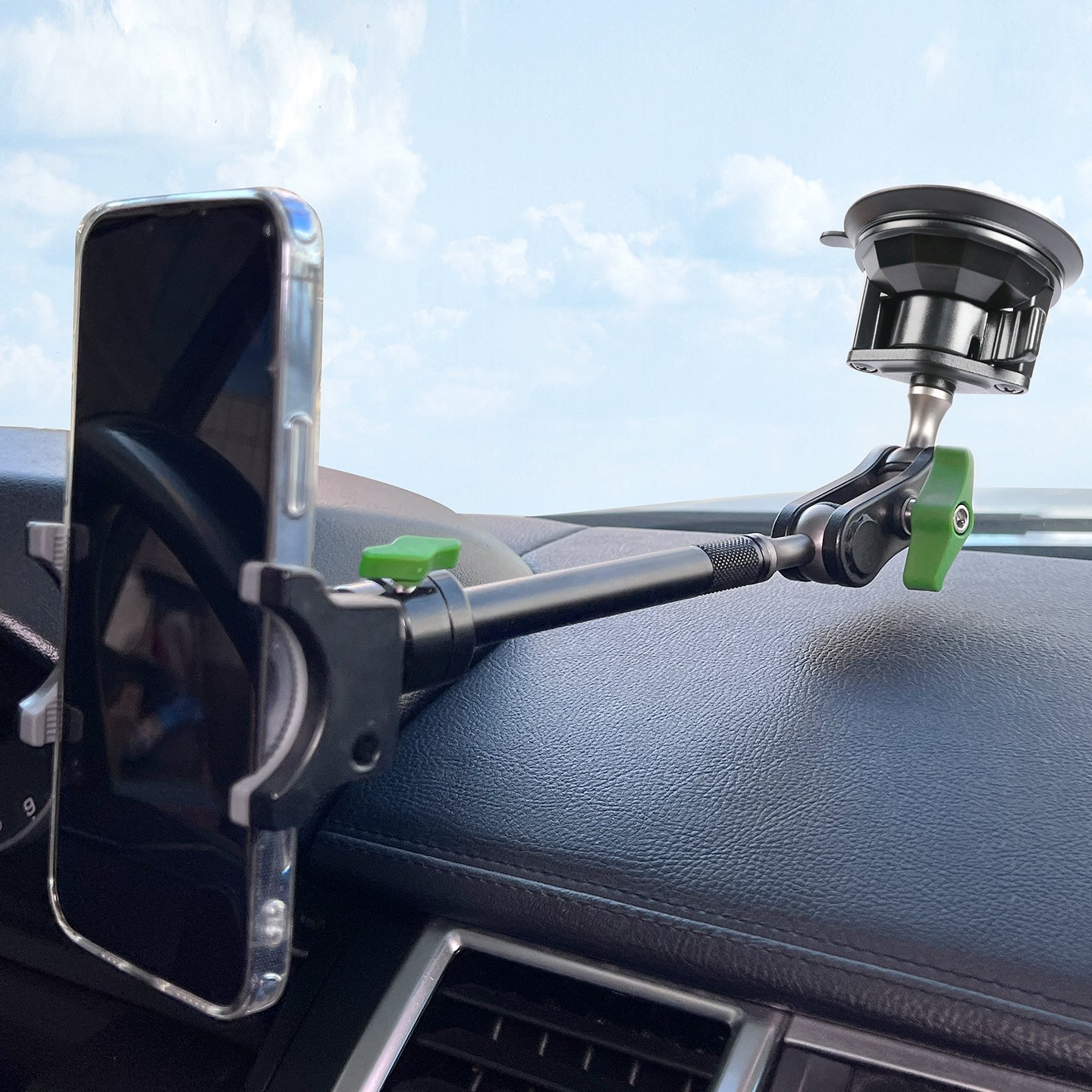 LanParte Windshield Universal Cell Phone Mount Desk Stand Best Car Phone Holder