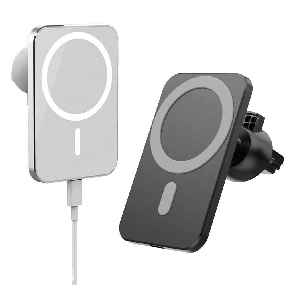 Fast Magnetic Car Wireless Charger Stand Mount 15W Magnet Phone Holder Wireless Car Charger