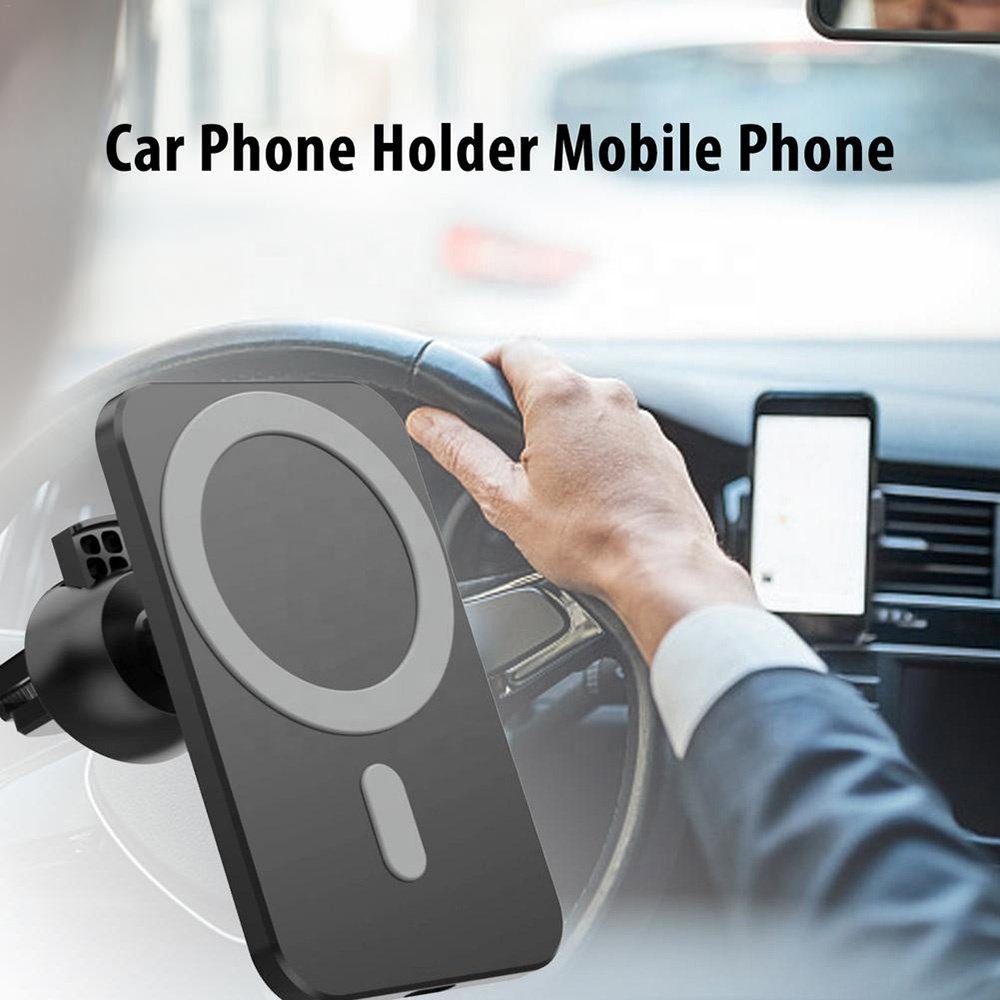 Fast Magnetic Car Wireless Charger Stand Mount 15W Magnet Phone Holder Wireless Car Charger