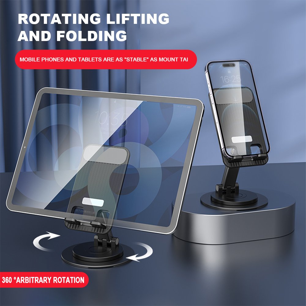 Foldable Tablet Holder 360 Degree Rotation Adjust Tablet Pc Stand Phone Holder Stand