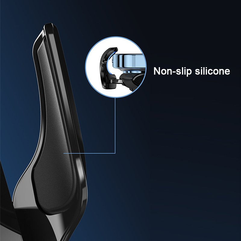 Universal Auto Clamping Car Wireless Charger For Iphone Samsung Huawei Gravity Car Phone Holder Stand Air Vent Mount Bracket