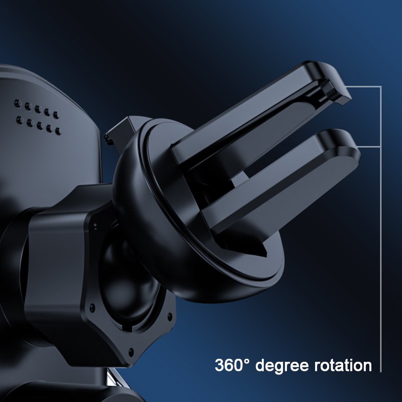 Universal Auto Clamping Car Wireless Charger For Iphone Samsung Huawei Gravity Car Phone Holder Stand Air Vent Mount Bracket