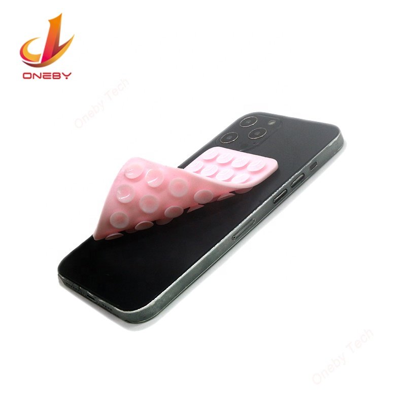 logo cup anti slip suction silicone mount flexible airplane wall cell stand mobile phone holders for phone bed bogg bag