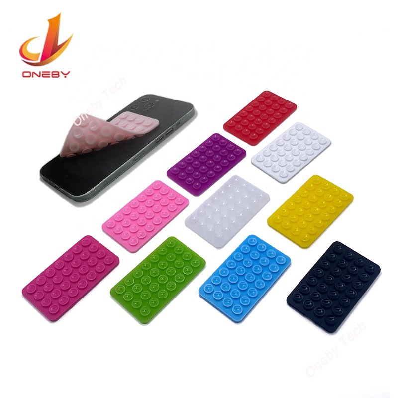 logo cup anti slip suction silicone mount flexible airplane wall cell stand mobile phone holders for phone bed bogg bag