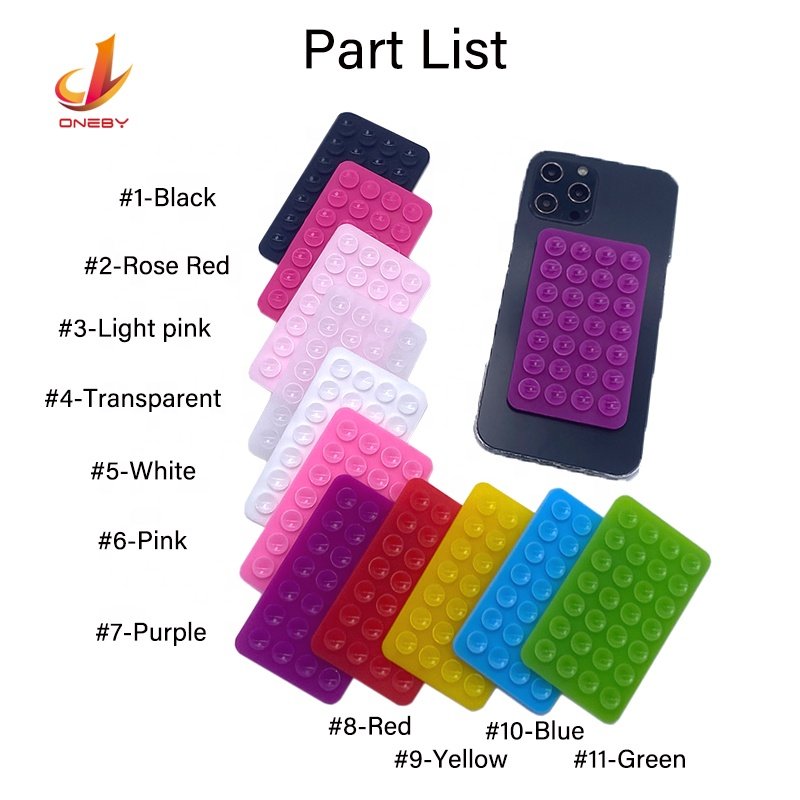 logo cup anti slip suction silicone mount flexible airplane wall cell stand mobile phone holders for phone bed bogg bag