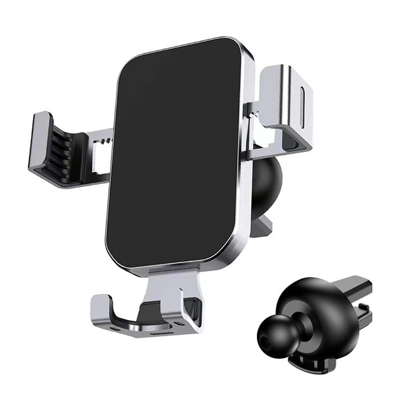 cantell Aluminium alloy Car Phone Holder 360 Rotation For Air Vent Dashboard Windshield Car Phone Mount