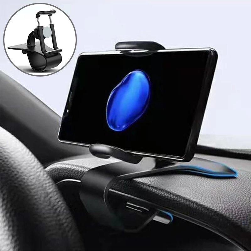 Multifunctional Rearview Mirror Foldable Dashboard GPS Holder 360 Degree Rotation Car Mobile Phone Holder for Car