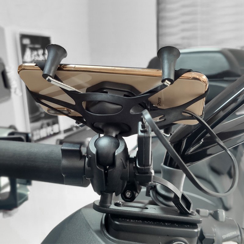 Bike Motor Wireless Charger Mount Grip Waterproof Phone Holder Car Bicycle Handlebar Cell Phone Stand Motorcycle Phone Holder
