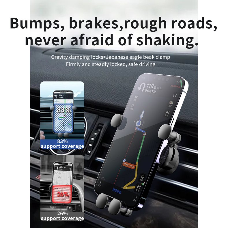 Phone Holder Car Air Vent Clip Mount Magnetic Mobile Phone Bracket Cell Stand Car Holder Phone Magnetic For Car