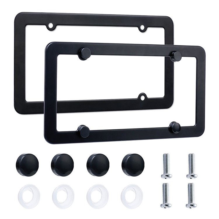 OEM Custom License Plate Frames Stainless Steel Universal US Car License Plate Holder License Plate Covers