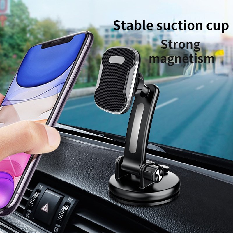 360 Round Magnetic Car Phone Holder Universal Dashboard Magnet Suction Cup Magnetic Mounting Bracket