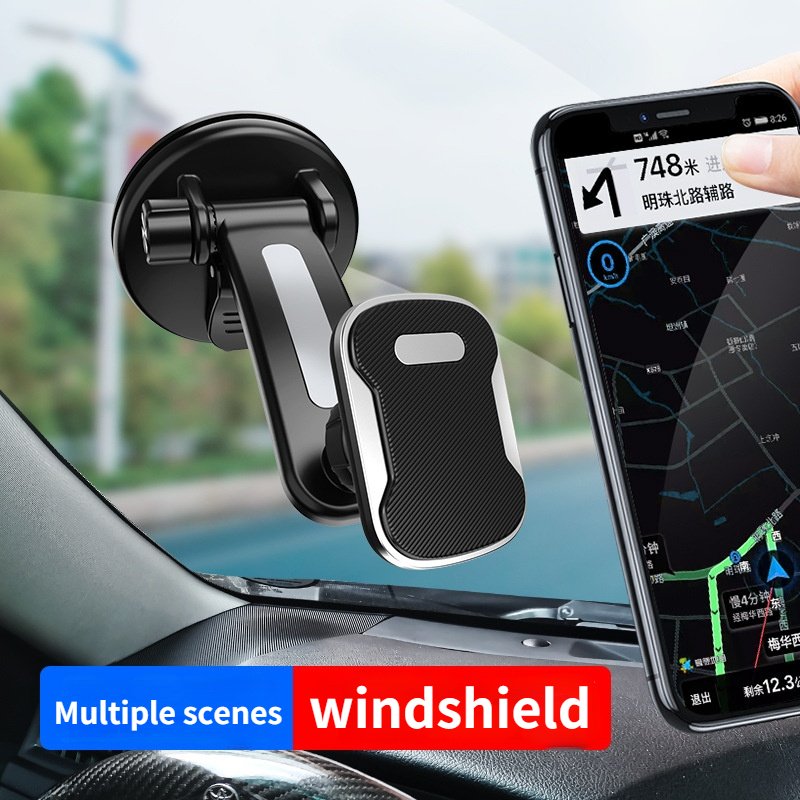 360 Round Magnetic Car Phone Holder Universal Dashboard Magnet Suction Cup Magnetic Mounting Bracket
