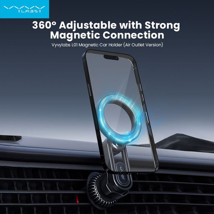 Vyvylabs Hot Selling Magnetic Car Holder Air Outlet Version air outlet car holder for all mobile phones