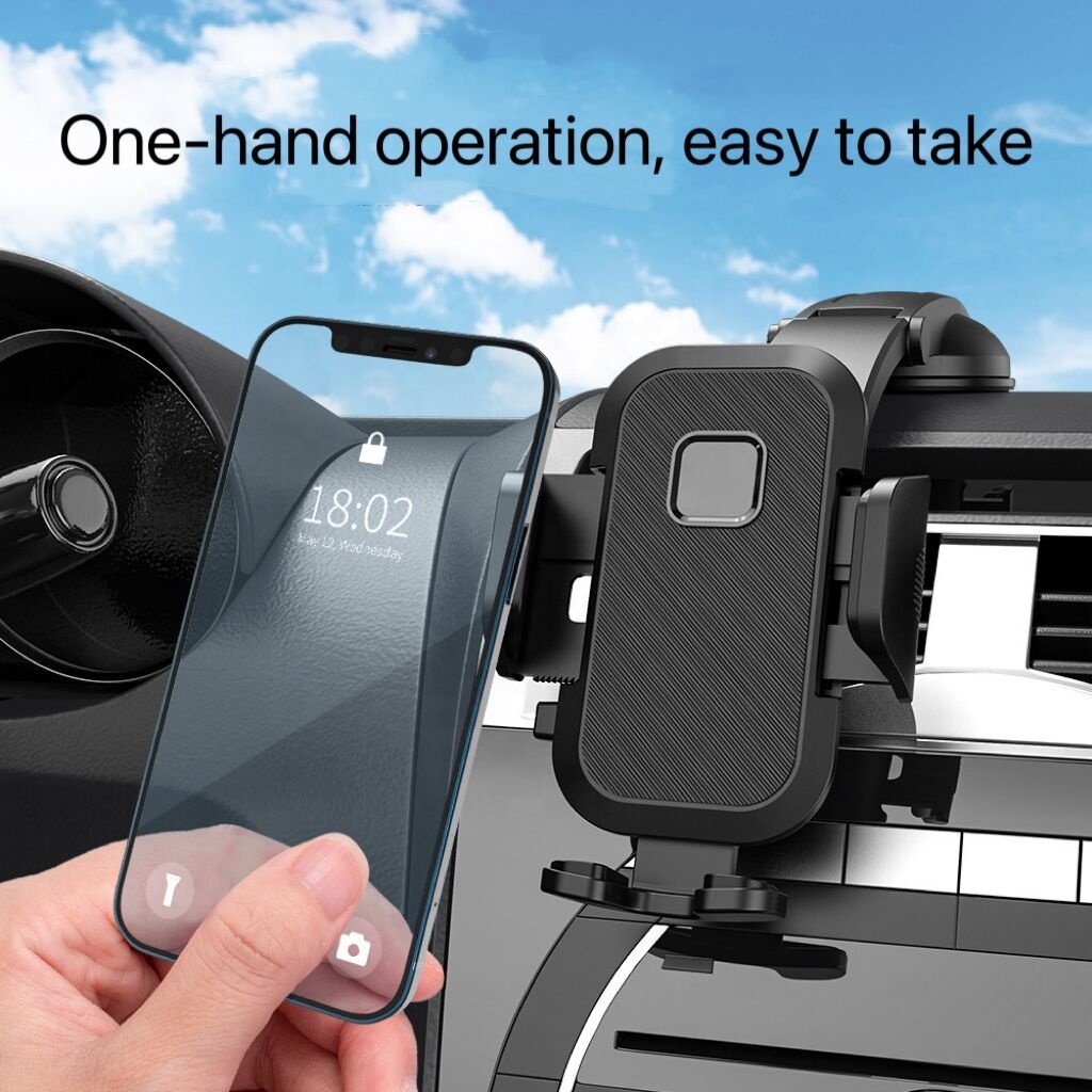 Hot Sale Universal Sucker Car Phone Holder Windshield Car Dashboard Mobile Cell Support Bracket for 4.7-7 Inch Smartphones