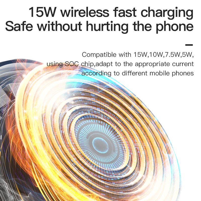 Vehicle Mounted Magnetic Car Holder Mobile Phone Charger Car Wireless Chargers 15W Air Vent Car Charger
