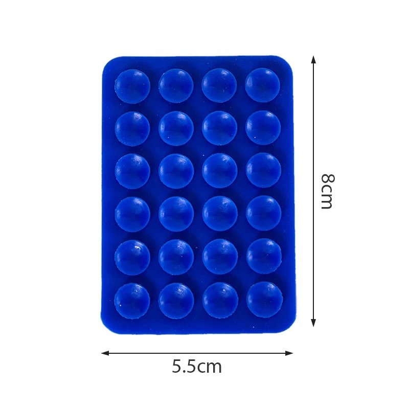 Transparent Backed Silicone Suction Pad For Phone Fixture Suction Cup Backed Adhesive Silicone Rubber Sucker Pad For Fixed Pad