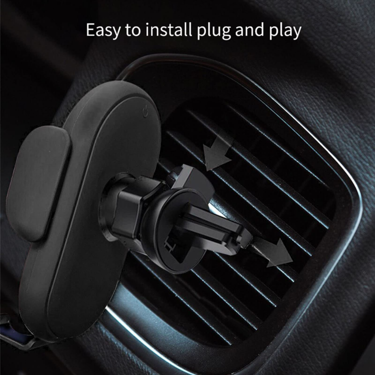 For iphone 15w smart sensor magnetic wireless fast car charger phone holder mount intellig car wireless charging